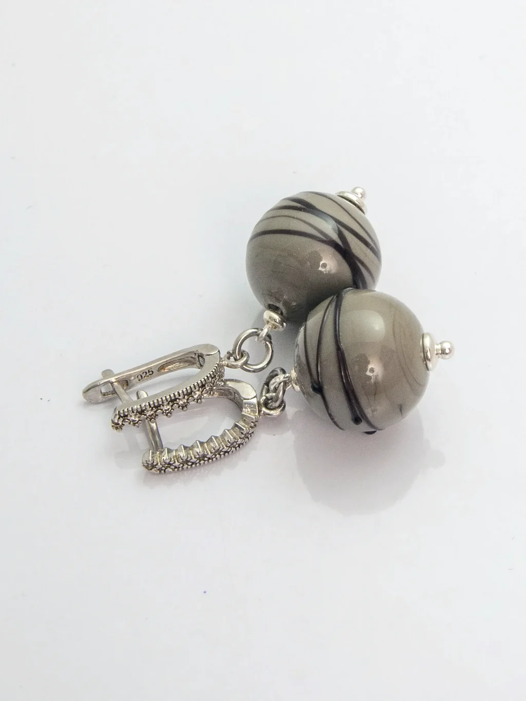 Серьги из муранского стекла.